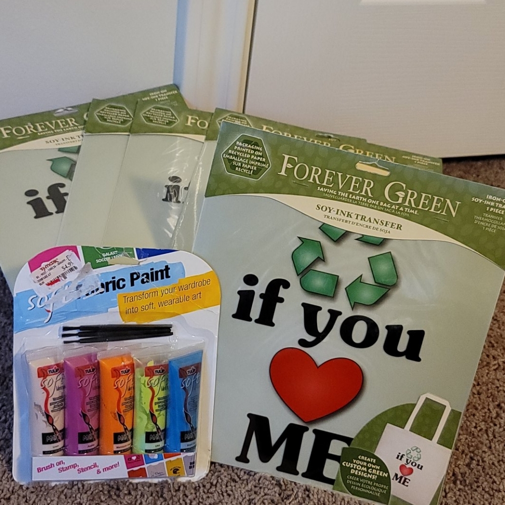 NWT Craft Transfers and Paint